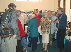 John Elwell to the right , Sheila Skitt (left) and Mary King (centre).&nbsp; 