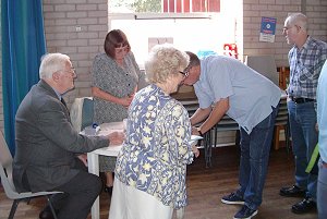 Barbara Presland (our Treasurer) and Bill Pope
