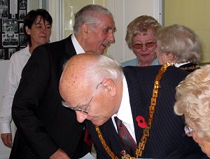 the Mayor and Mayoress arrived and signed the Distinguished Visitors Book
